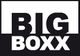 Schwarzes Logo mit weißem Text: "BIG BOXX".