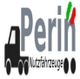 Logo mit Schrift "Perin Nutzfahrzeuge" und einer LKW-Silhouette.