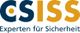 Logo mit Text: "CSISS - Experten für Sicherheit" in blauer und gelber Schrift.