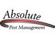 Logo of Absolute Pest Management with a red curved line underneath the text.