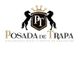Logo de "Posada de Trapa" con caballos y corona, centro rural y de equitación.