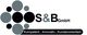 S&B GmbH Logo mit grauen Kreisen und Text "Kompetent... Innovativ... Kundenorientiert".