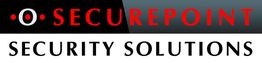 Logo von Securepoint Security Solutions mit rotem und schwarzem Text auf weißem Hintergrund.