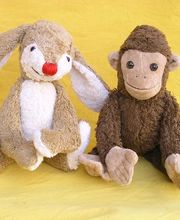 Hase Benny und Affe Toto