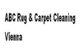 Text: "ABC Rug & Carpet Cleaning Vienna" in bold, black letters on a white background.