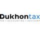 Logo of Dukhon Tax with the words "Tax," "Accounting," and "Advisory" beneath.