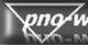 Schwarzes Dreieck mit weißem Text "pno-w" auf grauem Hintergrund.