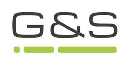 Logo mit „G&S“ in Schwarz und grünen Linien darunter.