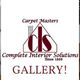 Logo with "Carpet Masters Complete Interior Solutions Since 1958 GALLERY!"