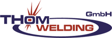 Logo: "Thom Welding GmbH" in blau-roter Schrift mit ovalem Design.