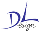 Logo mit großem, blauem "D" und darunter „esign“ in schwarz-geschwungener Schrift.