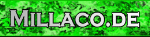Grüner Hintergrund mit dem Text „Millaco.de“ in markanter Schrift.