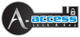 Logo of A-Access Lock & Key featuring a key design and a padlock symbol.
