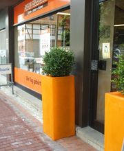 Der Eingang zum Salon