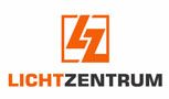 Logo mit orangefarbenem "LZ"-Symbol und "LICHTZENTRUM" Schriftzug in Schwarz und Orange.
