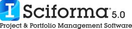 Logo von Sciforma 5.0, Software für Projekt- und Portfoliomanagement.