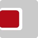 Graues Quadrat mit rotem Rechteck innen, umgeben von einem weißen Rand.