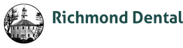Richmond Dental logo with a historic building illustration.