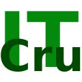 Grünes Logo mit großen Buchstaben "IT" und darunter kleinere Buchstaben "Cru".