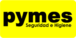 Texto en fondo amarillo: "pymes Seguridad e Higiene".