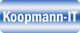 Logo mit dem Text "Koopmann-IT" auf blau-weißem Hintergrund.