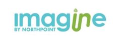 Logo of "Imagine by Northpoint" with stylized text and a small green starburst above the "i".