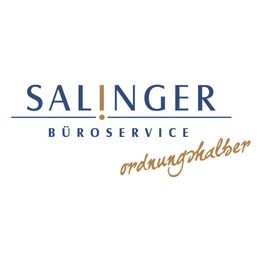 Logo mit Text: "SALINGER BÜROSERVICE ordnungshalber" in Blau und Gold.