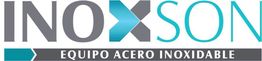Logo de INOXSON con las palabras "Equipo Acero Inoxidable" debajo en gris.