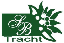 Grünes Logo mit "SB Tracht" und stilisiertem Blumenmuster auf weißem Hintergrund.