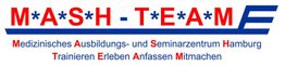 Logo des M*A*S*H-TE*A*M Hamburg, medizinisches Ausbildungs- und Seminarzentrum.