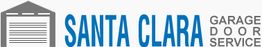 Santa Clara Garage Door Service logo with a stylized garage door icon.