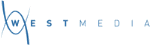 Logo mit Buchstaben "W", daneben der Text "WESTMEDIA" in blauen Großbuchstaben.