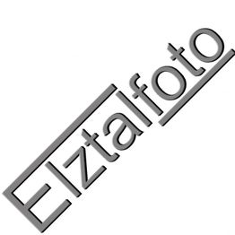 Schwarzer Schriftzug "Elztalfoto" schräg auf weißem Hintergrund.