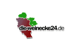 Logo mit grün-roter Karte, Text "dieweinecke24.de" zentriert.