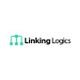 Logo with teal network icon and text "Linking Logics" on a white background.