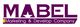 Logo di MABEL in viola, con scritta "Marketing & Develop Company" in bianco su sfondo viola.