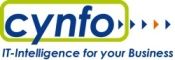Logo mit Text: "cynfo - IT-Intelligence for your Business".