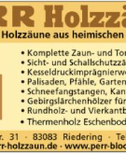 Holzzaun und Lärmschutzwand Logo