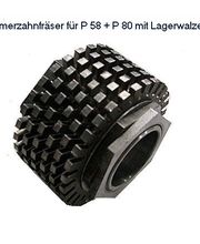 Proper P 58 / 80 Ersatzfräser mit Lagerwalze