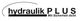 Logo mit Text: "hydraulik PLUS - Mit Sicherheit dicht".