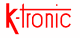 Roter Text "K-tronic" auf weißem Hintergrund, modernes Design mit einer Linie über dem "tron".