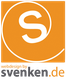 Logo mit einem weißen "S" in orangenem Kreis und Text darunter.