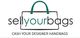 Logo with text: "sell your bags" and subtitle "Cash Your Designer Handbags."