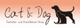 Logo mit Hund und Katze, Text "Cat & Dog" und "Tierfutter- und Heimtierbedarf-Shop".