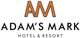 Logo of Adam's Mark Hotel & Resort with stylized orange initials "AM".