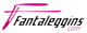 Logo "FantaLeggins" in rosa e nero su sfondo bianco.