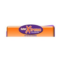 Orange and purple logo with "InterXtreme" text and a phone number beneath.