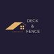 Logo with a house icon, text "Santa Rosa Deck & Fence" on a dark purple background.