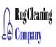 Logo with a vacuum icon and text: "Rug Cleaning Company" in black and blue.