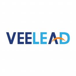 VEELEAD logo with a blue and orange color scheme.